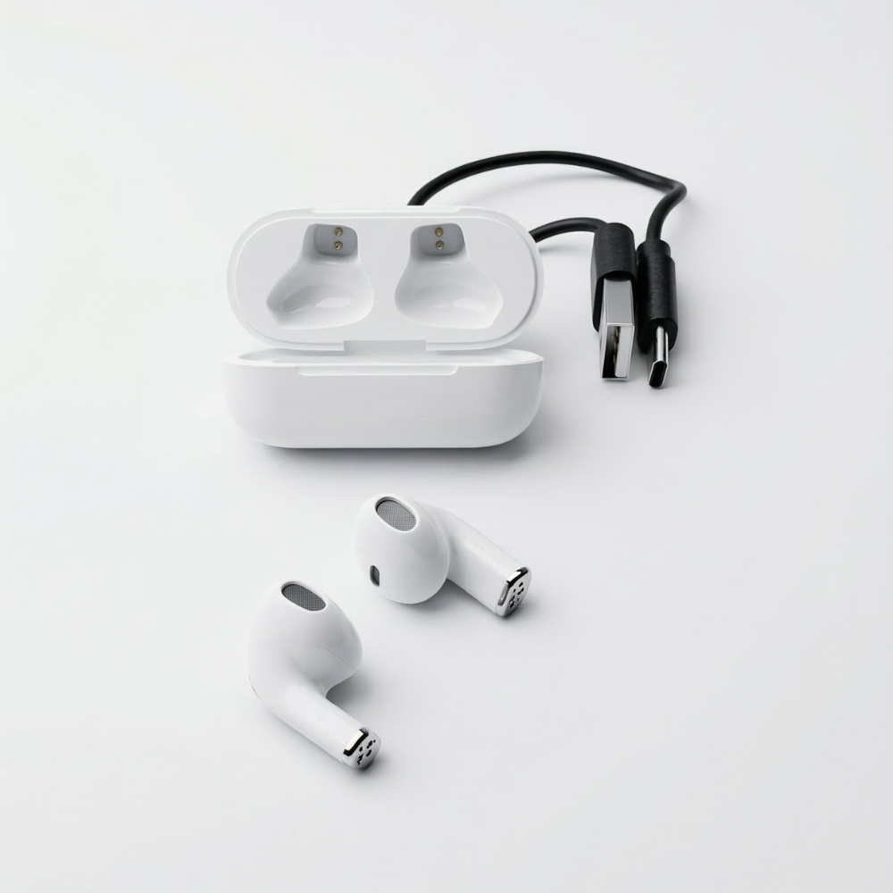 Kabellose Bluetooth 5.3 Earbuds – In-Ear Kopfhörer mit USB-C – Schwarz – Bild 3